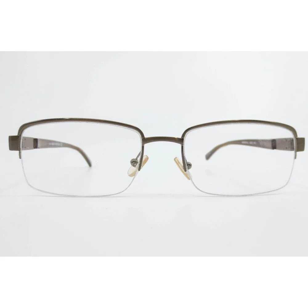 Banana Republic Marshall 0JLB Brown Semi Rimless Rectangular Eyeglasses